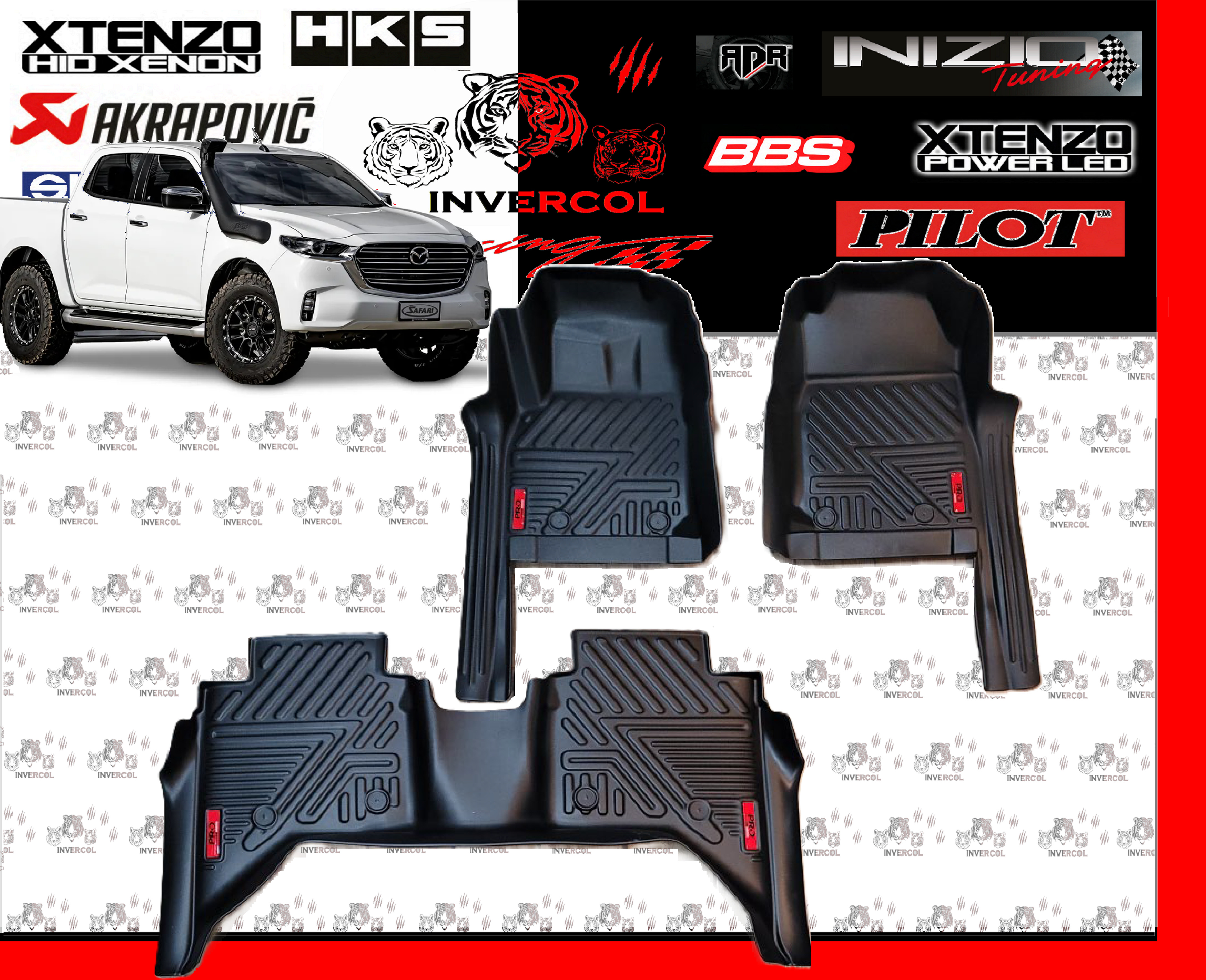 ALFOMBRA BANDEJA 5D BT50 2022+