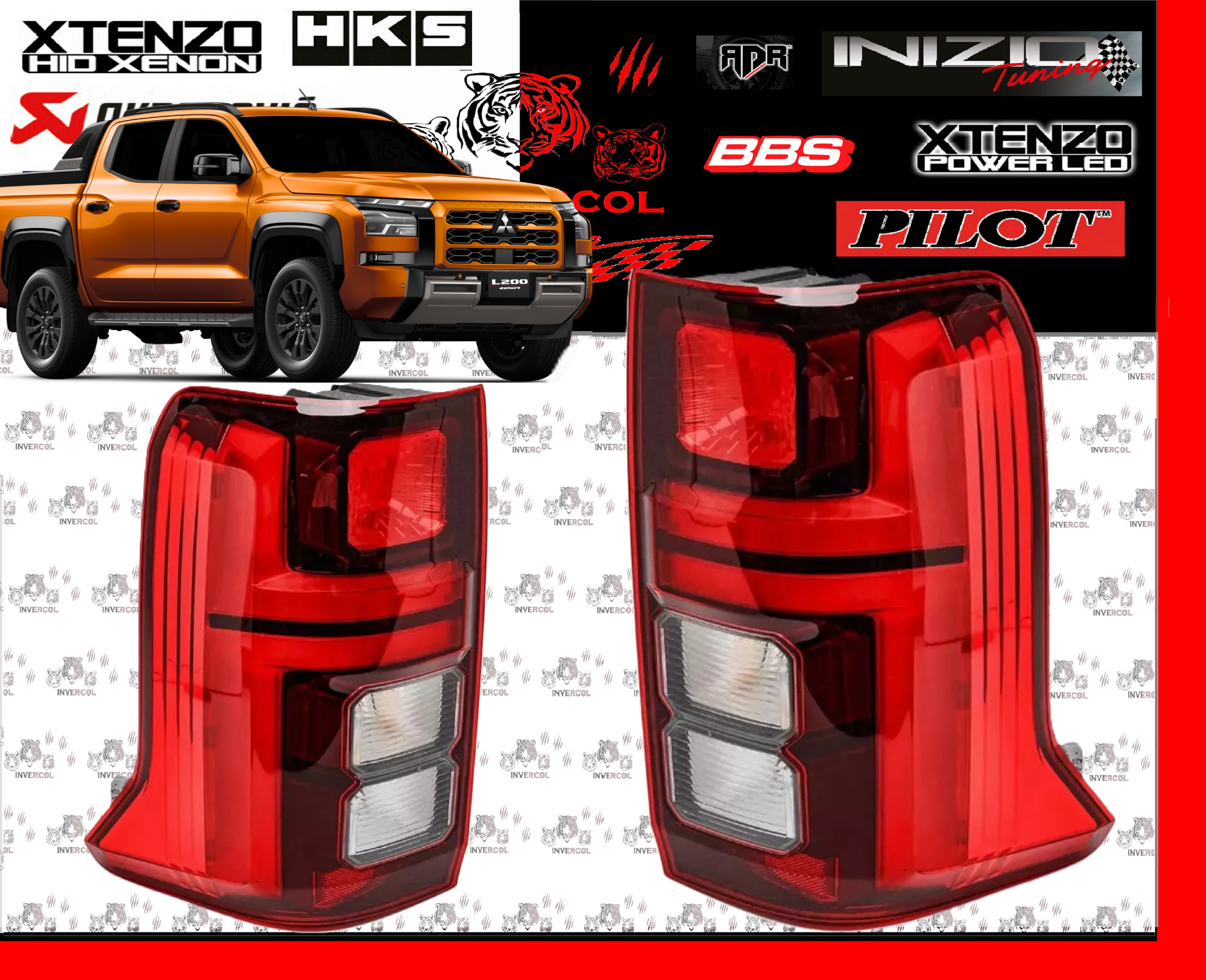 STOP LED PARA MITSUBISHI L200 2024+