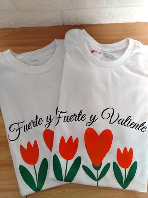 Camisa Fuerte y valiente 