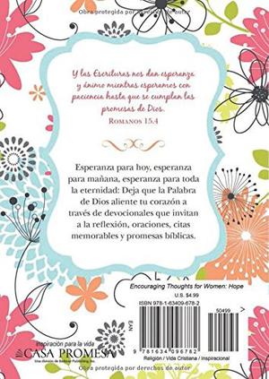 os pensamientos alentadores para las mujeres: de la esperanza 