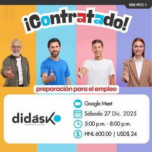 Capacitación Virtual: ¡CONTRATADO! Preparación para el Empleo