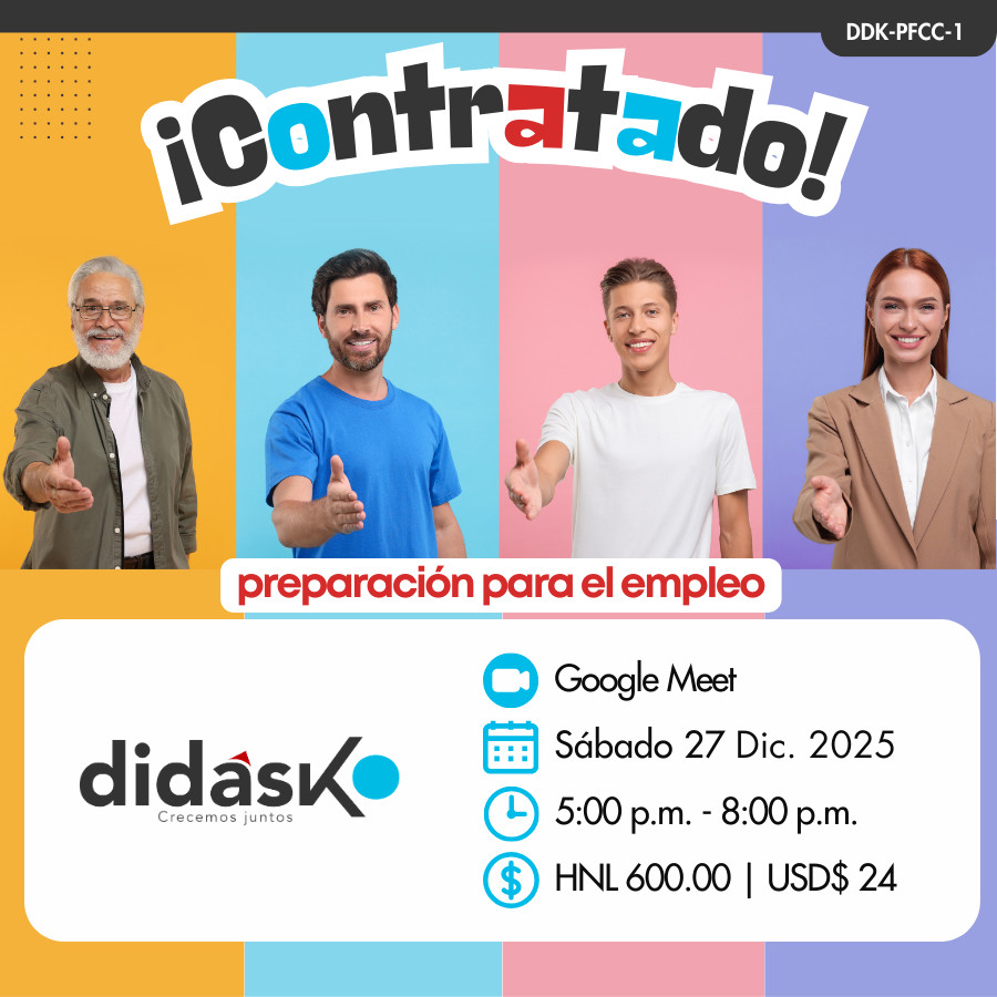 Capacitación Virtual: ¡CONTRATADO! Preparación para el Empleo