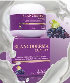 Blancoderma con uva