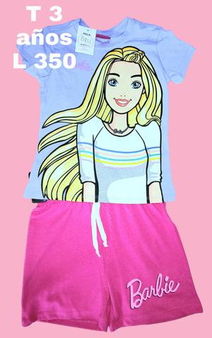 Conjunto Barbie para Nina