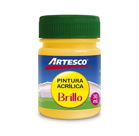Pintura acrílica brillante Artesco