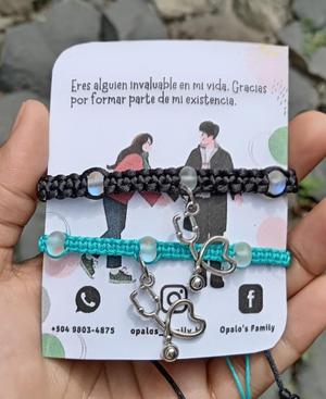 Pulsera de pareja estetoscopio 