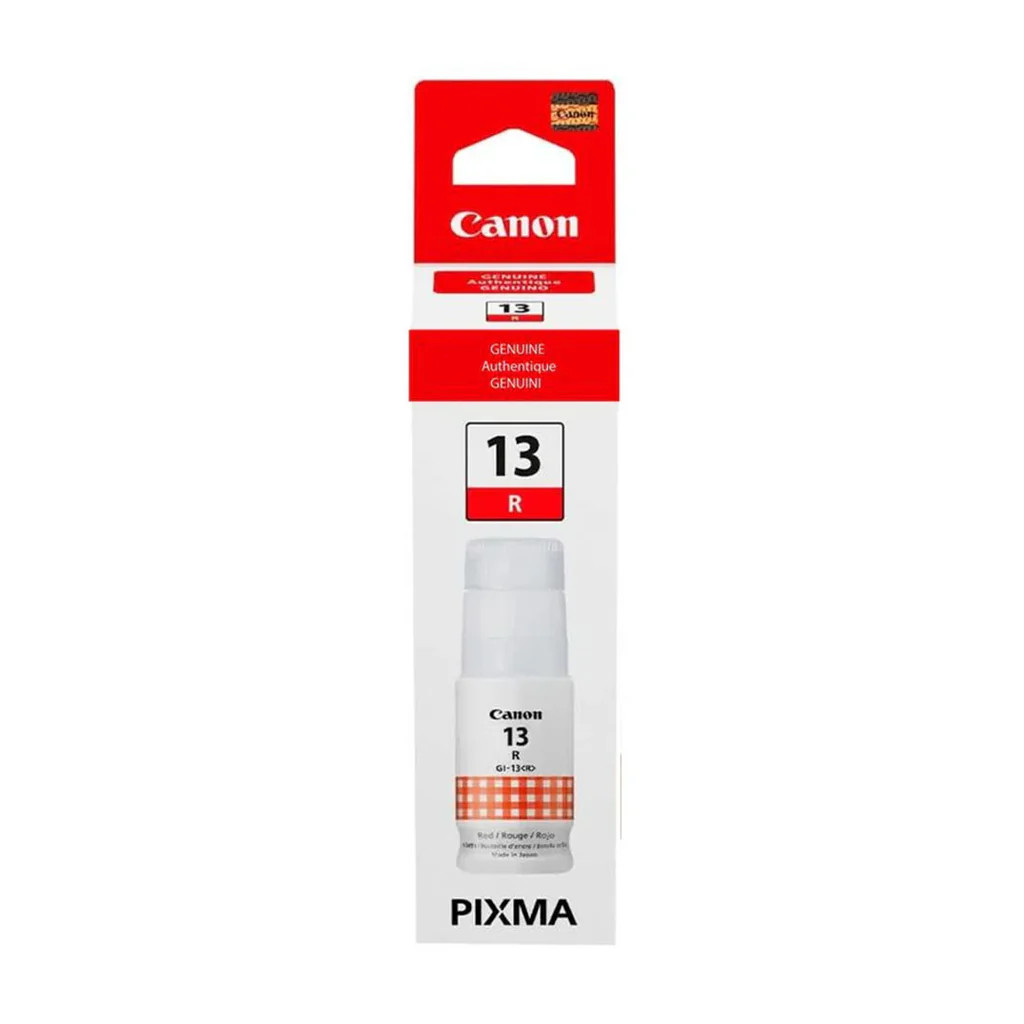 BOTELLA DE TINTA   RED CANON GI-13 R 60ML 