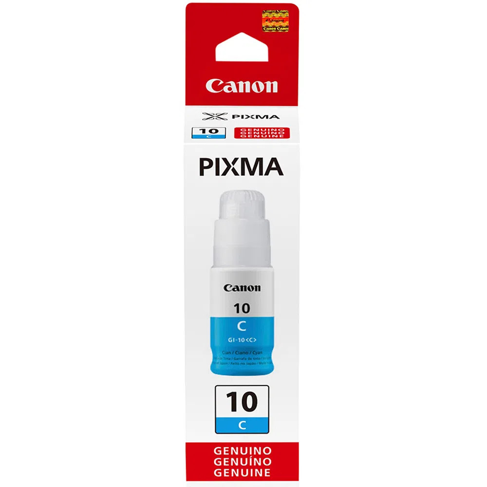 BOTELLA DE TINTA  CYAN CANON GI-10 C 70ML