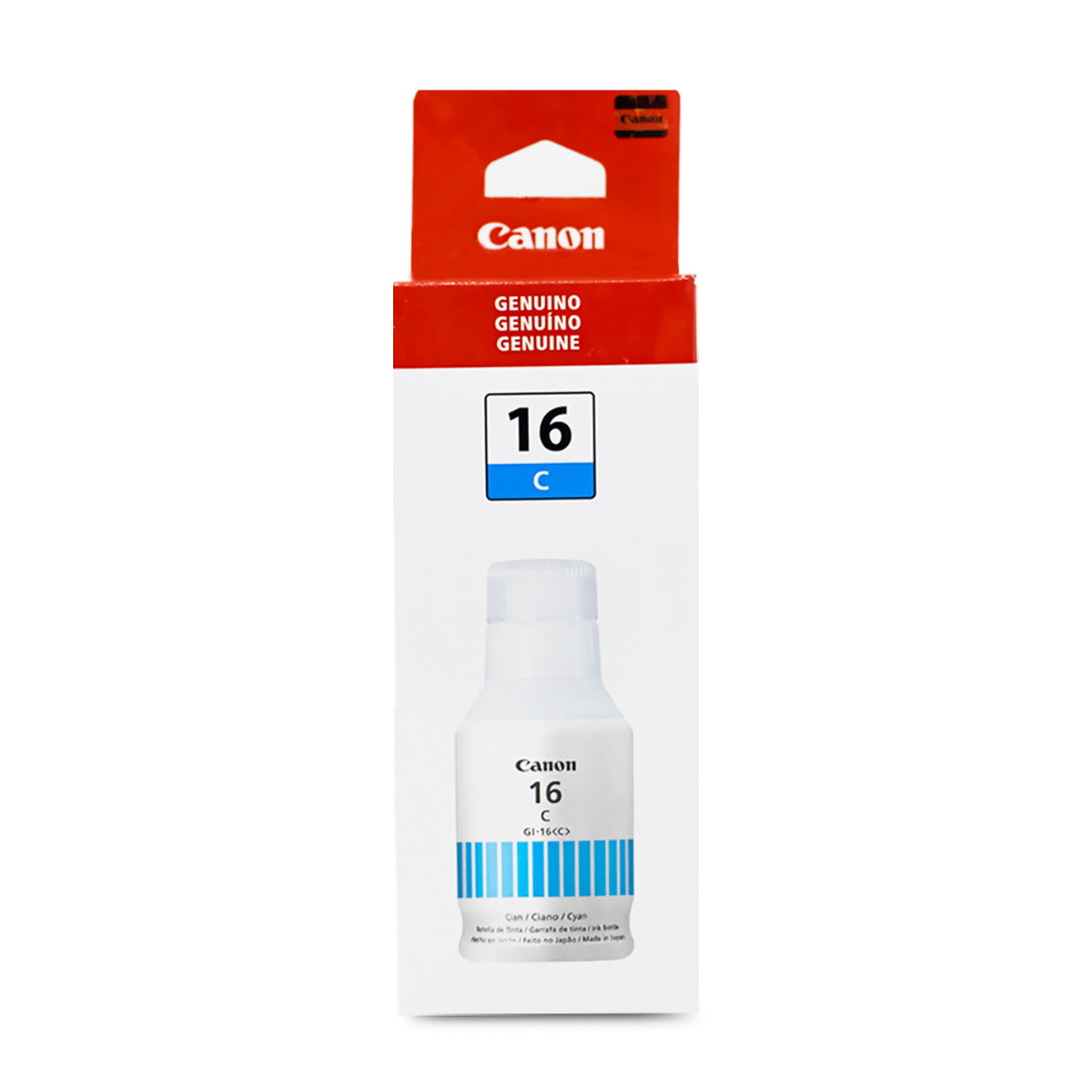 BOTELLA DE TINTA  CYAN CANON GI-16 C 70ML