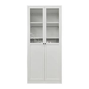 Armario 2 PUERTAS VIDRIO BLANCO (H1.85mt * A0.90mt * F0.40mt )