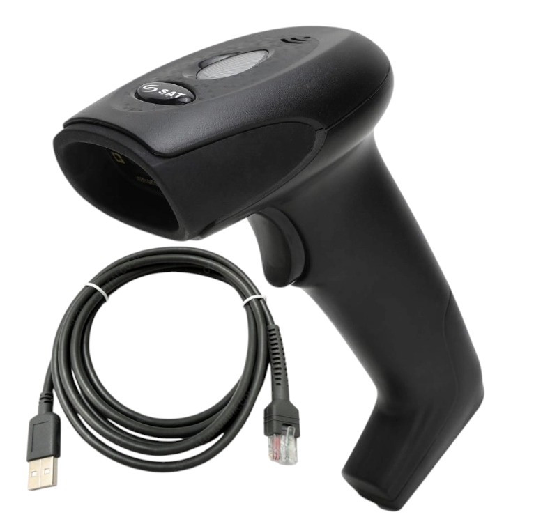 LECTOR DE CODIGO DE BARRA SAT LI102N+ ALAMBRICO - 721410396766