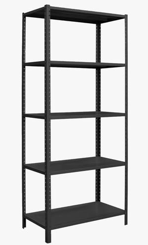 ESTANTE DE 5 ENTREPAÑOS COLOR NEGRO - CNT41-44-49	