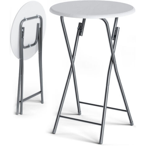 MESA PLEGABLE REDONDA TIPO BAR 110,5x60cm - 7424615964244