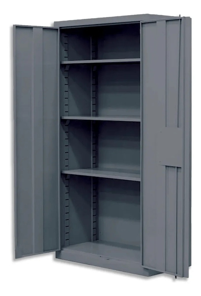 ARMARIO METALICO 2 PUERTAS MAS GRANDE CON 4 ESTANTES 1.20*0.45*1.95alto mts (ESPECIAL) CTN