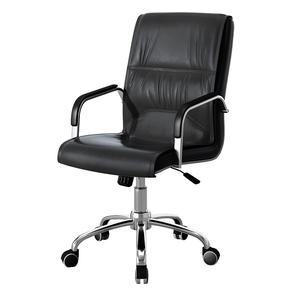 SILLA EJECUTIVA RESPALDO MEDIO BASE Y BRAZO LISA IA803