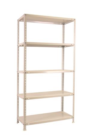 ESTANTE DE 5 ENTREPAÑOS COLOR Marfil - CNT-ES-SP