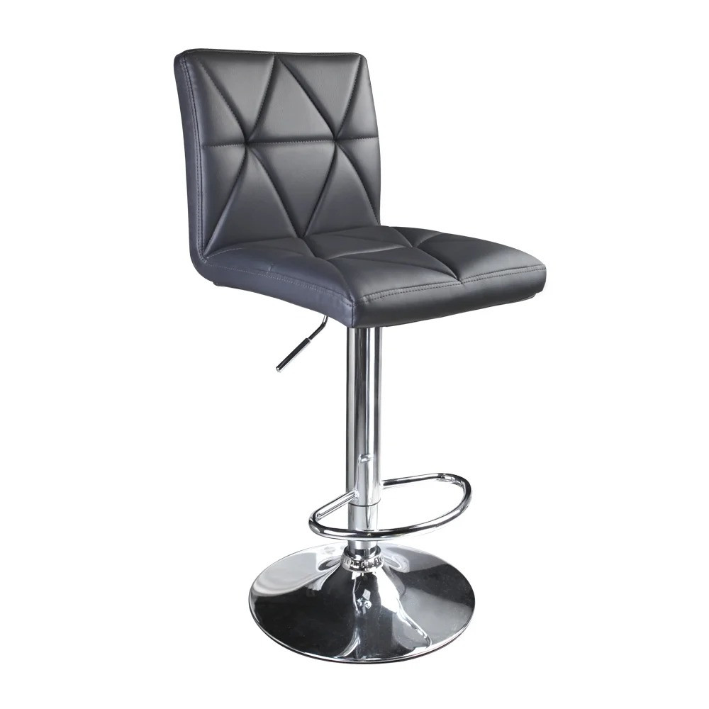 SILLA DE BAR DIAGONAL NEGRA - 6901113156605