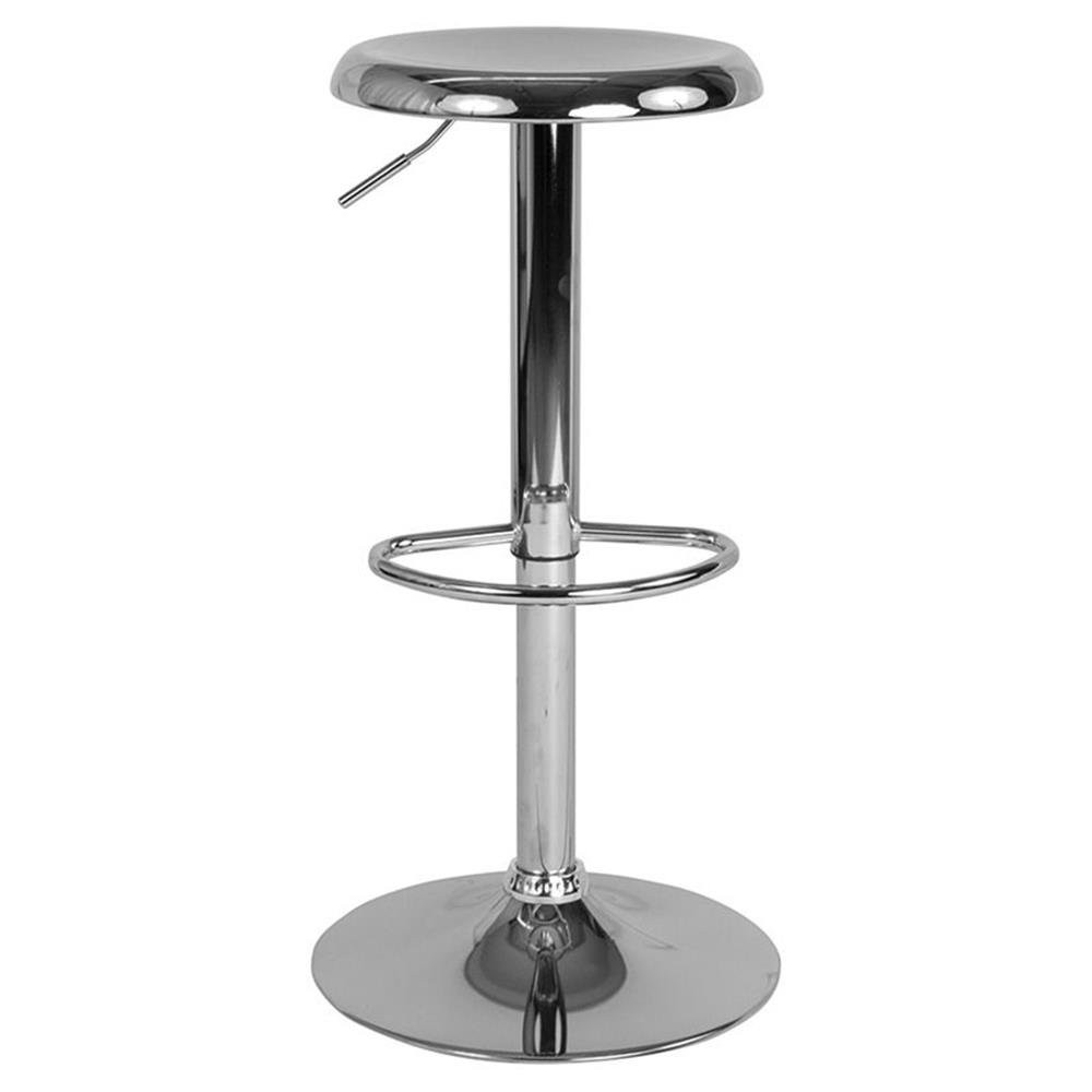 SILLA BAR BANCO GIRATORIO DE ACERO INOXIDABLE CAP 300LB - 7424650582748