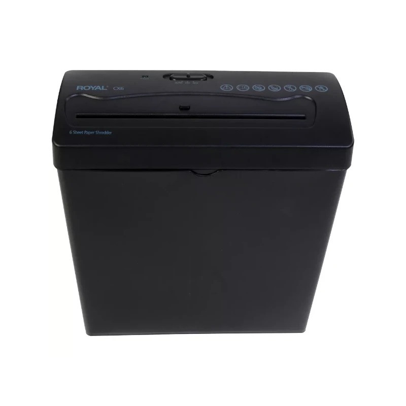 Triturador de papel Royal 8Hjs Para Tarjeta Credito/Grapa/Clips Corte Cruzado 022447521221