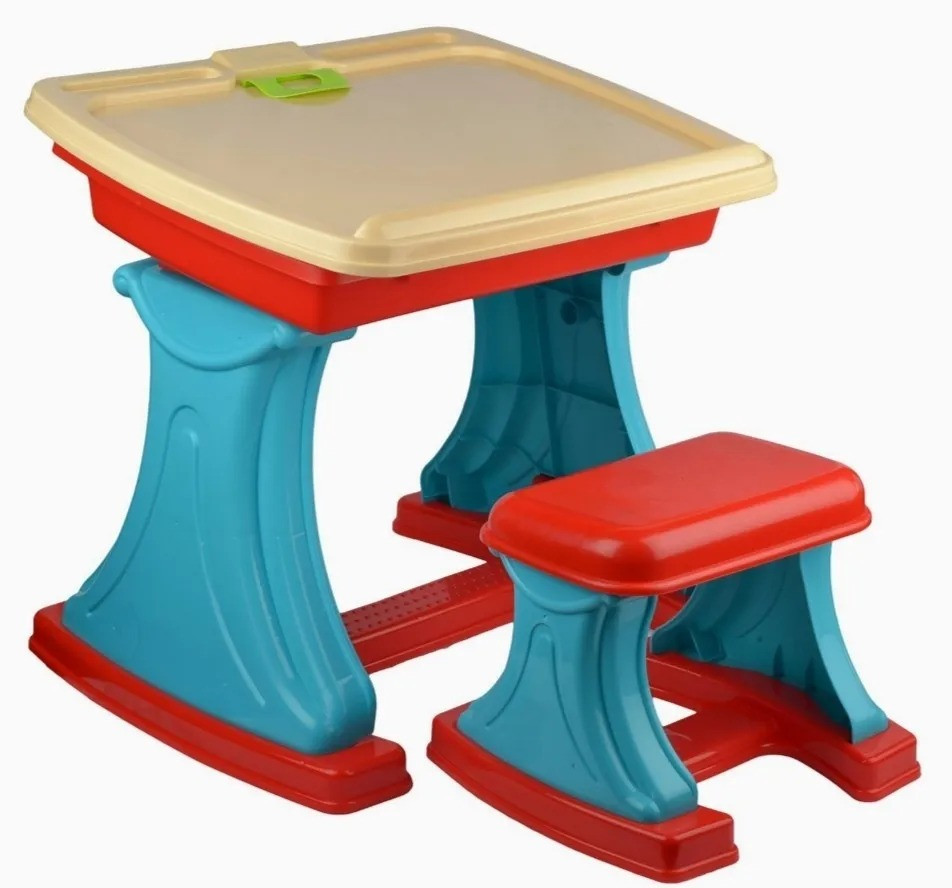 MESA DE APRENDIZAJE PARA NIÑOS MULTICOLOR CON ACCESORIOS - 3454519330238