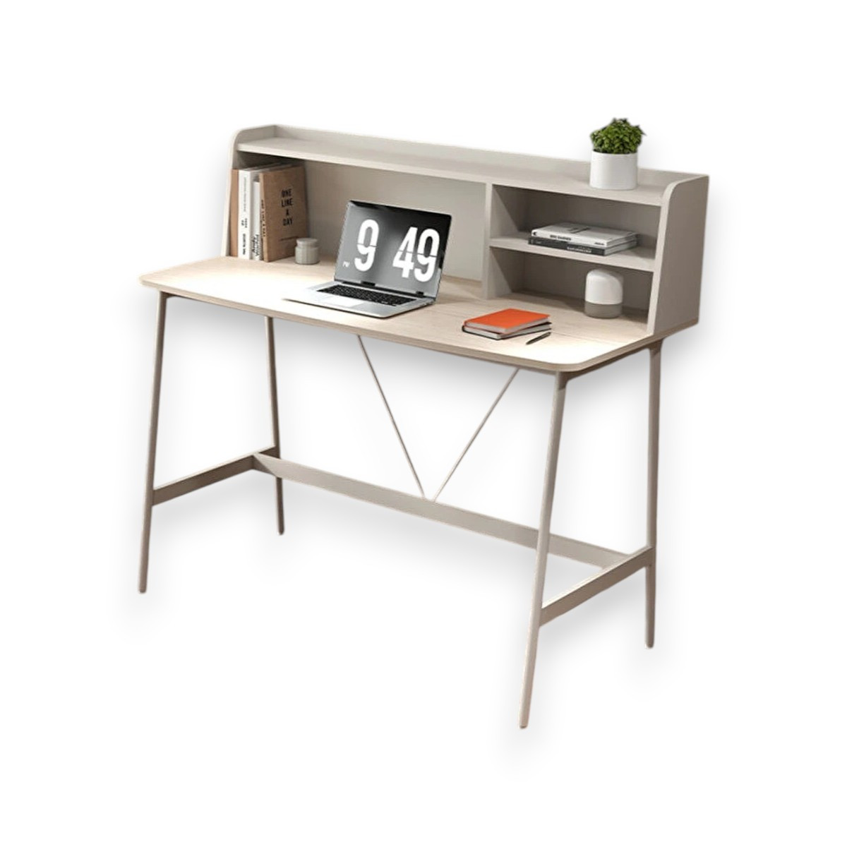 ESCRITORIO PARA COMPUTADORA MODERNO - 120 cm x 76 cm x 45 cm - 7424676215620