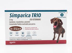 SIMPARICA TRIO 72 MG 40 A 60 KG