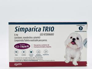 SIMPARICA TRIO 2.5 A 5 KG
