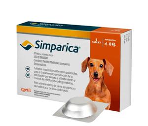 SIMPARICA 20 MG DE 5 A 10 KGS
