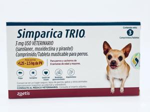 SIMPARICA TRIO 1.5 A 2.5 KG