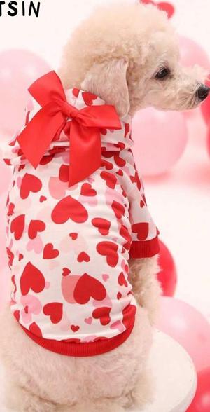 SUDADERA PARA PERRO – DISEÑO CORAZONES