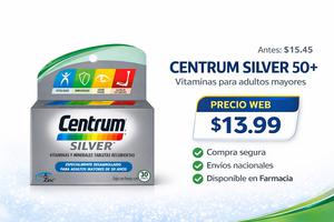 CENTRUM SILVER 50+  Vitaminas para adultos mayores
