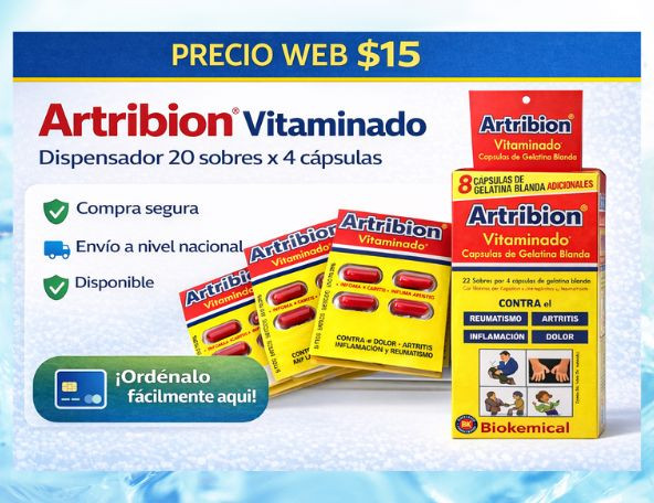 Artribion Vitaminado 20 sobres – Dolor muscular, artritis y reumatismo