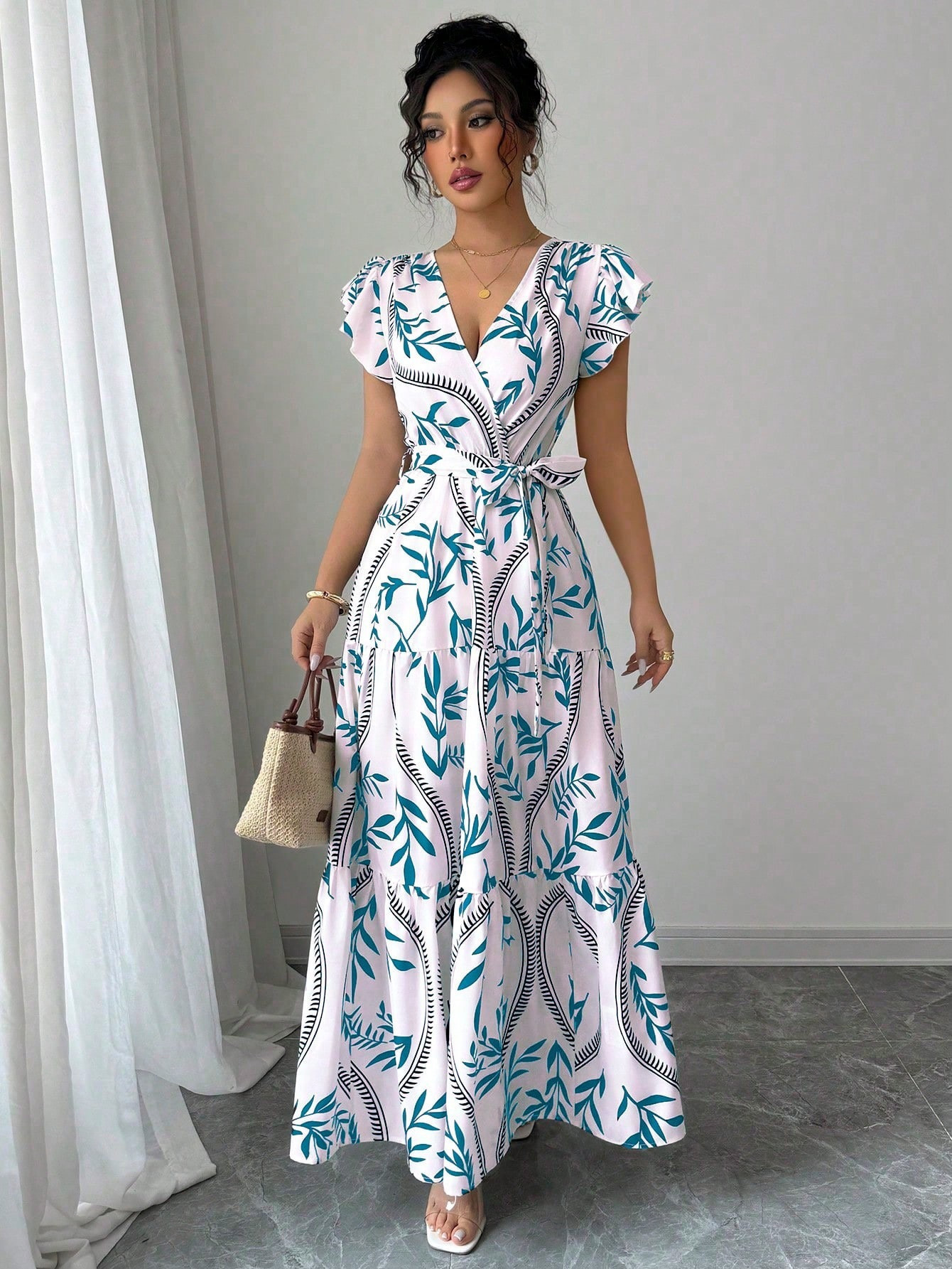 Vestido elegante de moda.