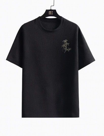 Camisas de manga corta con estampado de palma 