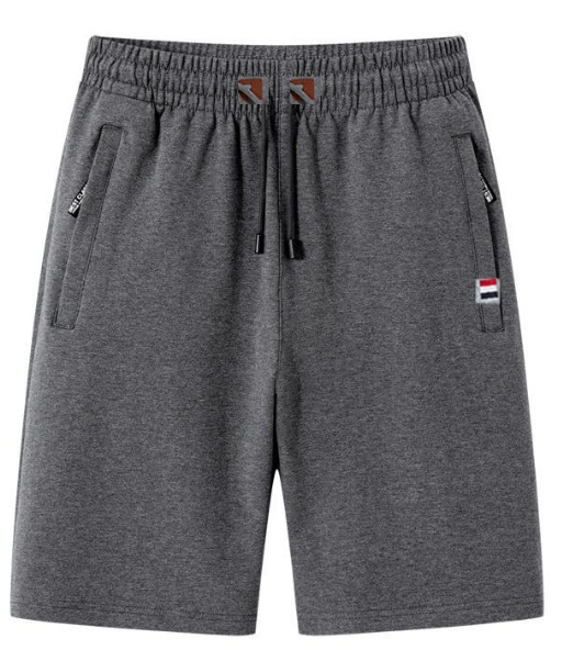 Short para hombres de algodón gris oscuro