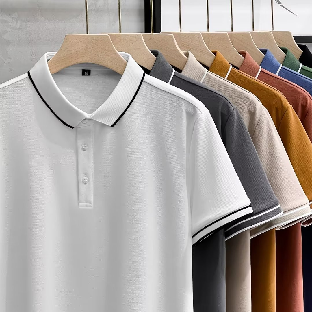 Polo de rayas de verano, estilo moderno, novedoso, elegante y versátil