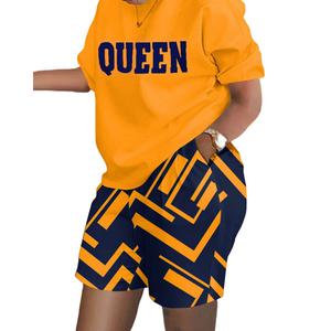 Conjunto de dos piezas ligera con estampado