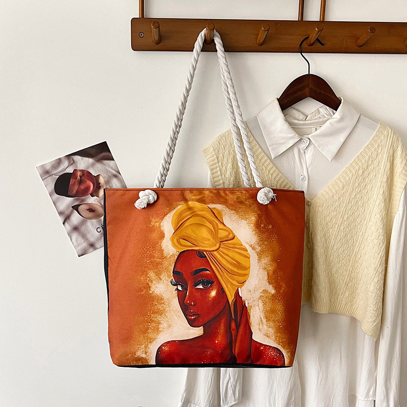 Bolso de lona clásico para exteriores estampado estilo 2