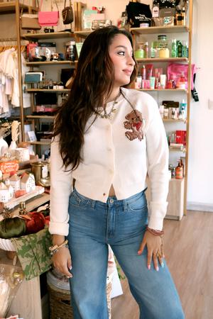 cardigan con osito