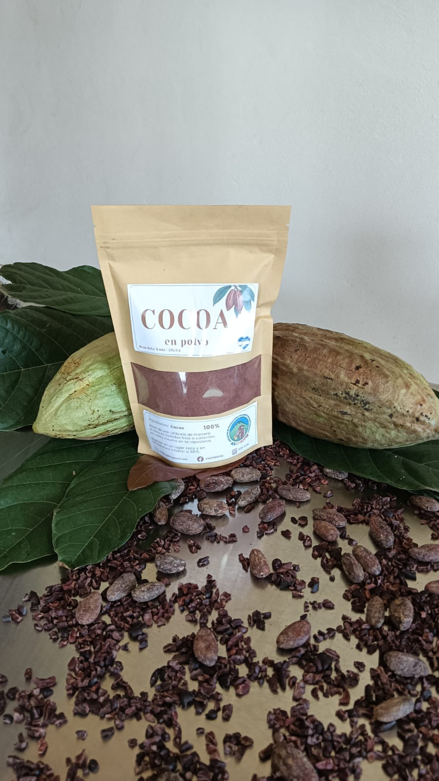 Cocoa 100% cacao, Media Libra