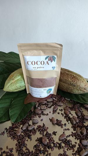Cocoa 70% cacao,  media libra