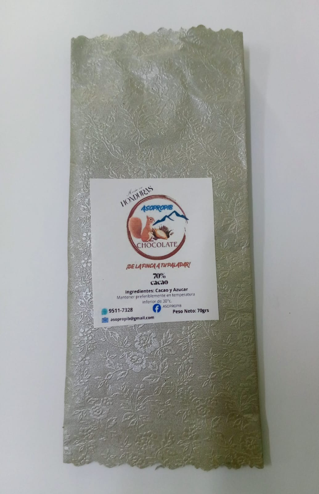 Barra de Chocolate 70%
