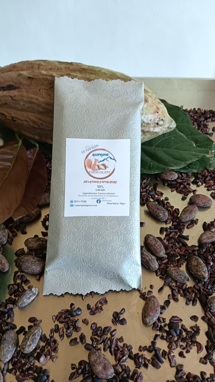 Barra chocolate 70%