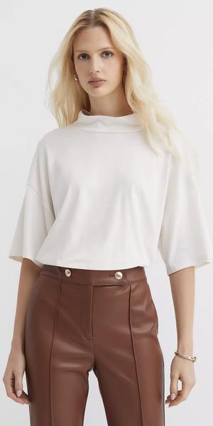 Loft, camiseta moderna cuello alto 