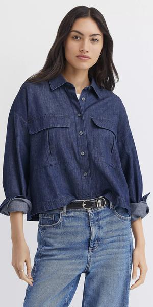 Loft blusa denim-copia