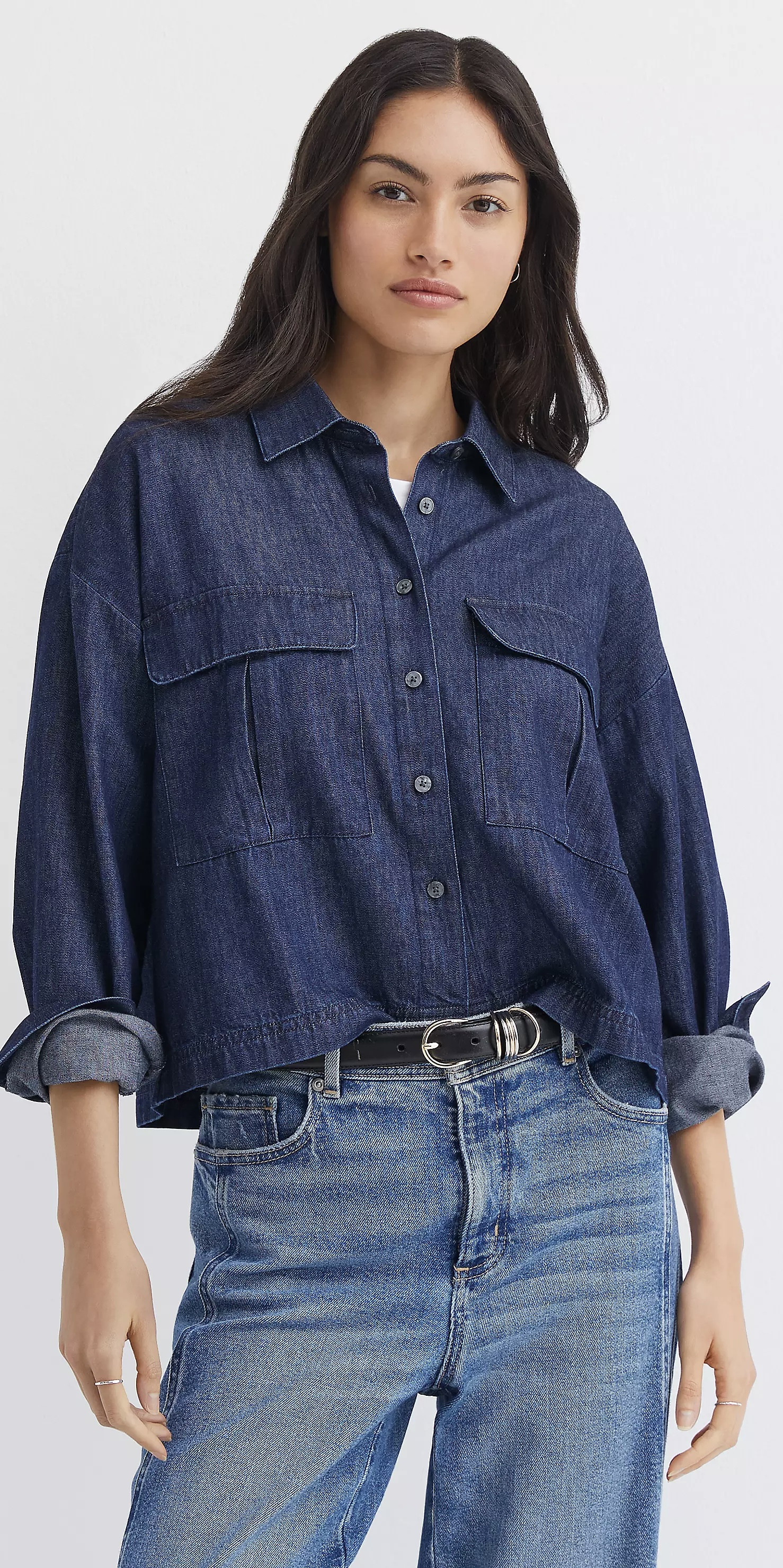 Loft blusa denim-copia