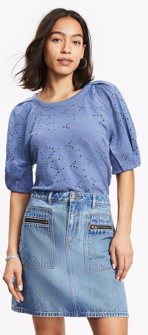 Loft, top sudadera eyelet