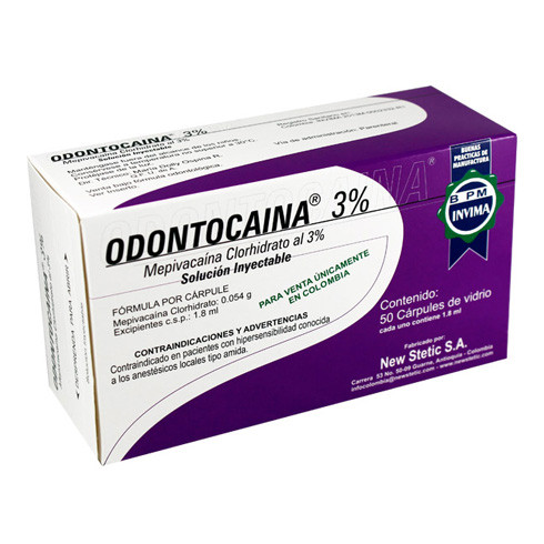 ANEST ODONTOCAINA  3%  NS CJA