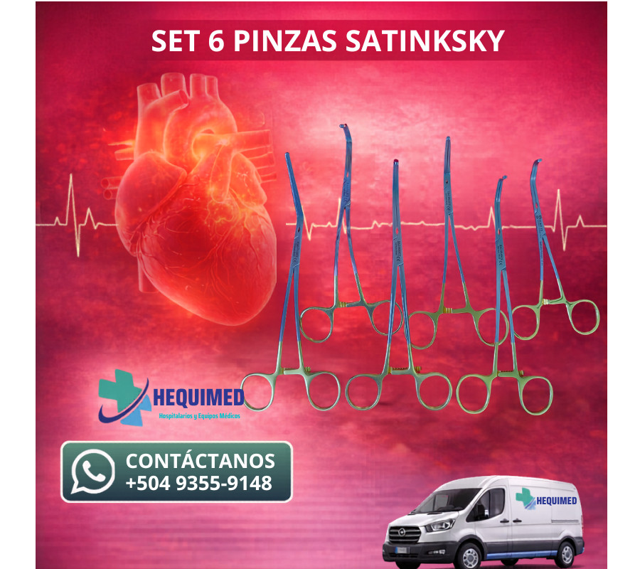 SET PINZAS SATINSKY