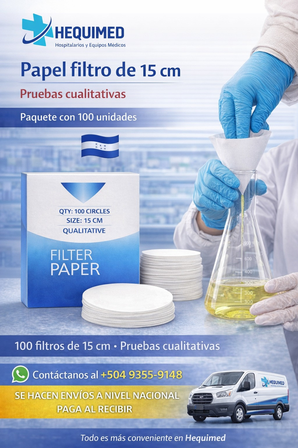 PAPEL FILTRO DE 15ML